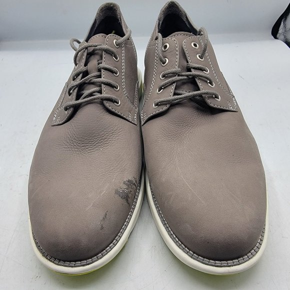 Cole Haan Grand 360 Mens Size 9.5 Original Grey Leather Casual Shoes C33830 - Picture 2 of 14